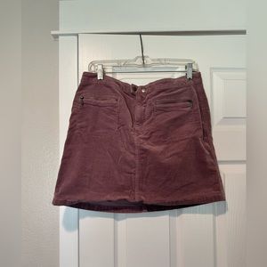 Corduroy Mini Skirt